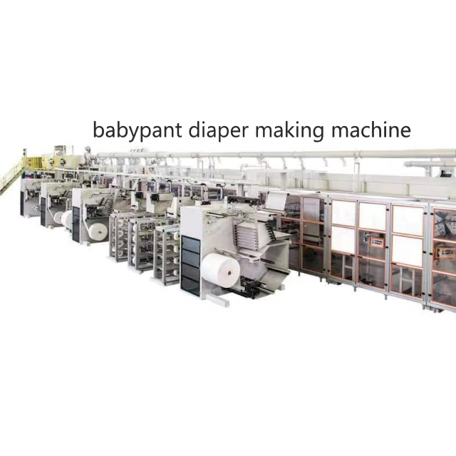 Máquina automática para hacer pañales para bebés Máquina nueva usada para la venta del fabricante de China