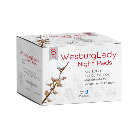 WesburgLady Toalla higiénica Uso día y noche 