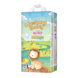 Wesburg Baby Day & Night Pañales para bebés / Pantalones secos (ผ้าอ้อมเด็กสำเร็จรูป)
