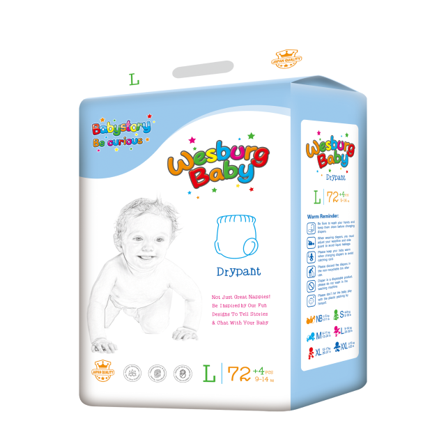Wesburgbaby superdry baby pants pañal cintura elástica 360° 