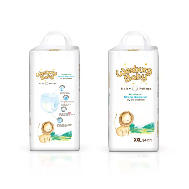 Wesburgbaby Basic baby pants pañalera 360° cinturilla elástica Edición Internacional