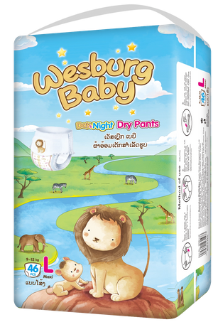 Wesburgbaby Pantalones básicos del pañal 360 ° EDICIÓN INTERNACIONAL