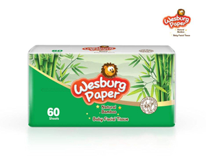 Papel tisú súper suave de 3 capas de pulpa de madera 100% para uso doméstico para bebés de la marca Wesburgpaper al por mayor
