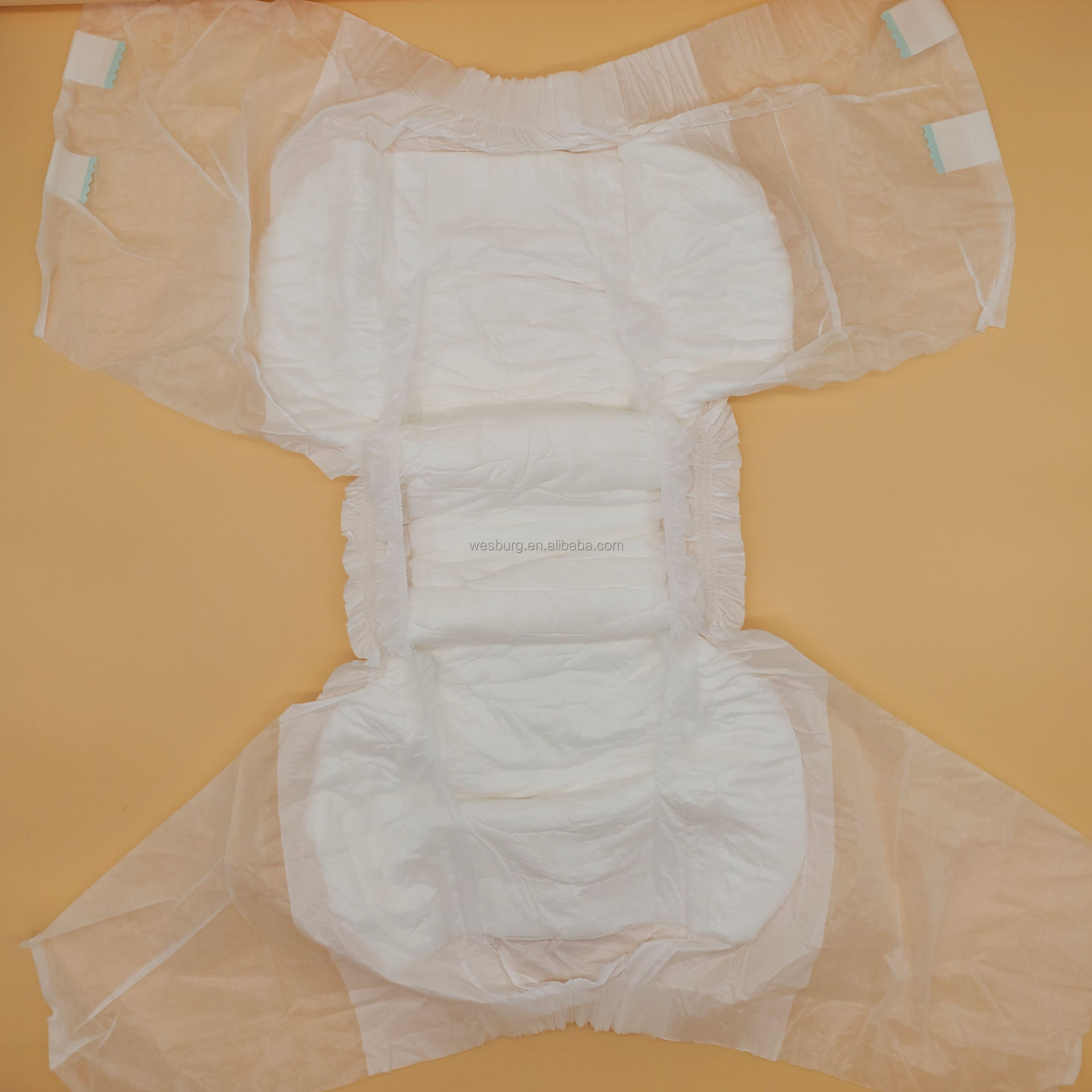 Wesburgcare Premium pañal para adultos muestra ML XL pañal para adultos Soft Channel Anti Style Fabric SAP ajustable doubleType