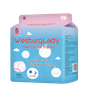 WesburgLady calzoncillos menstruales para mujer, funda de algodón orgánico, compresas para incontinencia, elementos esenciales posparto, ropa interior desechable, sin perfume, máxima cobertura 