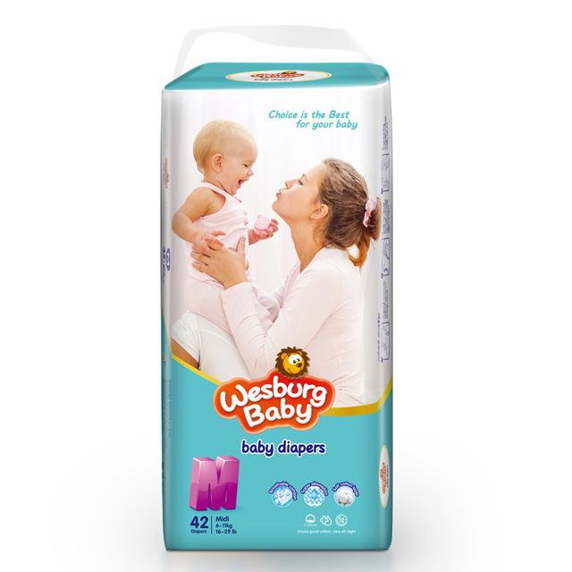 WesburgBaby pañal grande con cinturilla elástica 