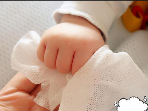 Proveedor de fábrica Materia prima de rollo de tela no tejida Spunlace de tejido húmedo