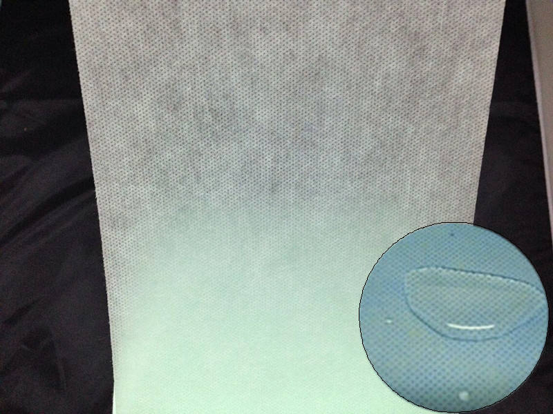 Tela no tejida hidrofóbica suave no tejida SSS para servilletas sanitarias de pañales para bebés