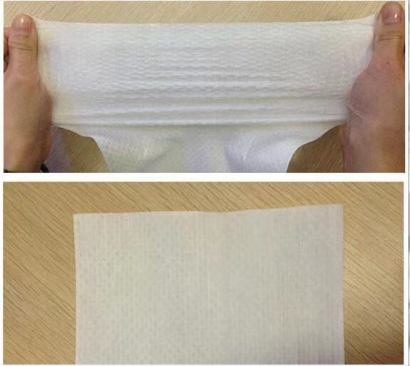 Tela no tejida elástica para máscara, banda ancha para la oreja, cintura elástica para materia prima de pañales para bebés
