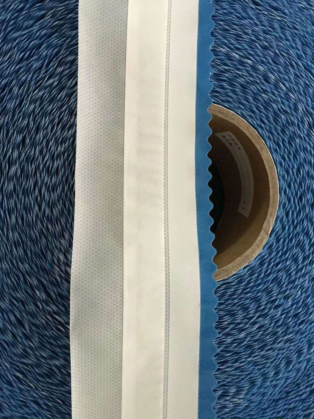 Pañal para bebés y pañales para adultos, materia prima, gancho adhesivo no tejido, cinta lateral mágica
