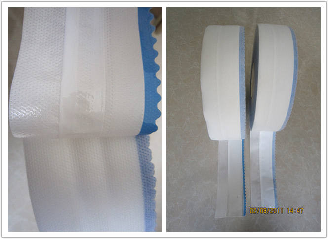 Proveedor de pañales de bebé de materia prima Cinta lateral de gancho mágico para hacer pañales del fabricante de China