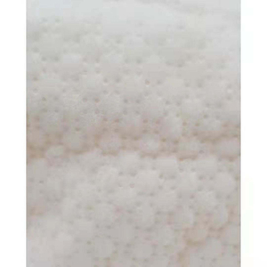 Proveedor de fábrica Materia prima de rollo de tela no tejida Spunlace de tejido húmedo